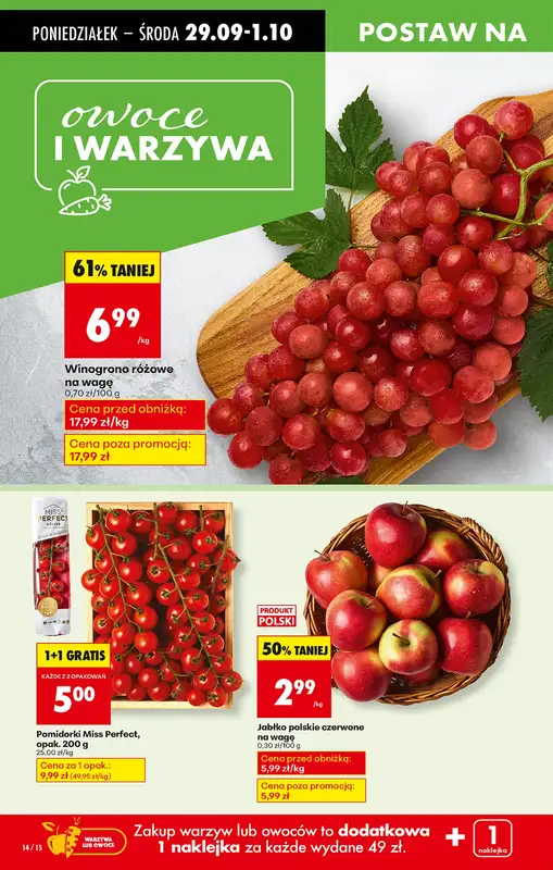 Biedronka - gazetka promocyjna Od poniedziałku od poniedziałku 29.09 do soboty 04.10 - strona 20