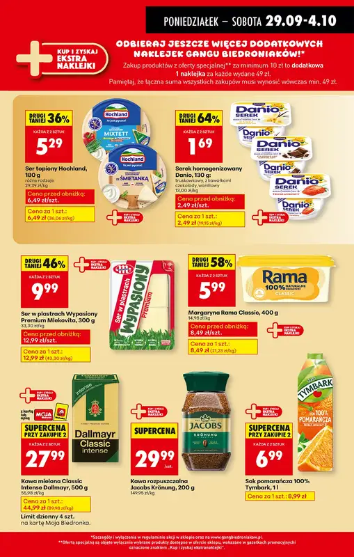 Biedronka - gazetka promocyjna Od poniedziałku od poniedziałku 29.09 do soboty 04.10 - strona 39