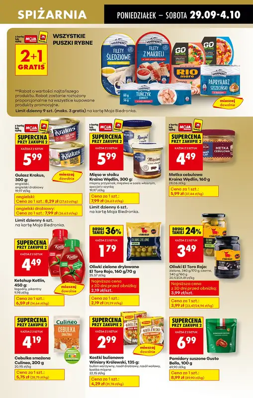 Biedronka - gazetka promocyjna Od poniedziałku od poniedziałku 29.09 do soboty 04.10 - strona 55