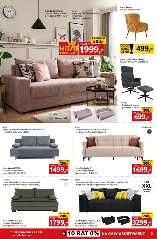 Black Red White - gazetka promocyjna Szaleństwo niskich cen od poniedziałku 29.09 do niedzieli 12.10 - strona 3