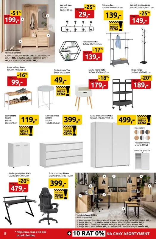 Black Red White - gazetka promocyjna Szaleństwo niskich cen od poniedziałku 29.09 do niedzieli 12.10 - strona 8