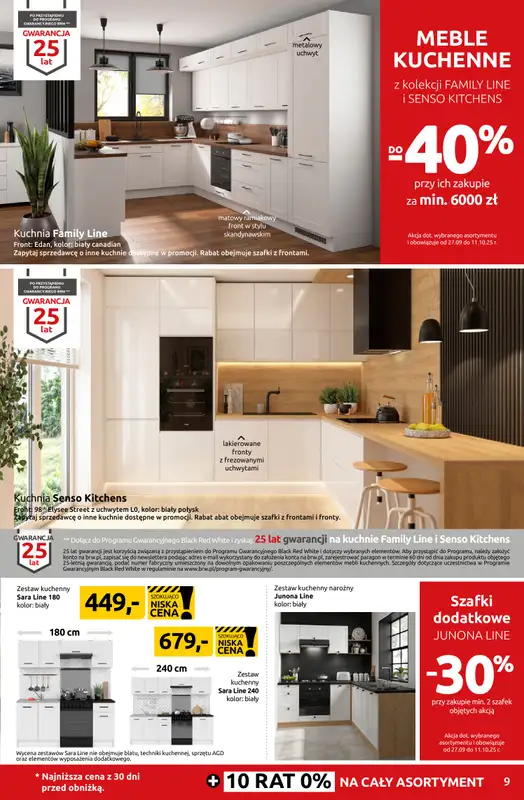 Black Red White - gazetka promocyjna Szaleństwo niskich cen od poniedziałku 29.09 do niedzieli 12.10 - strona 9