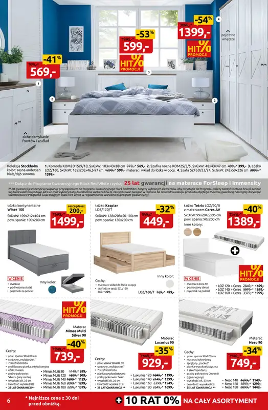 Black Red White - gazetka promocyjna Szaleństwo niskich cen od poniedziałku 29.09 do niedzieli 12.10 - strona 6