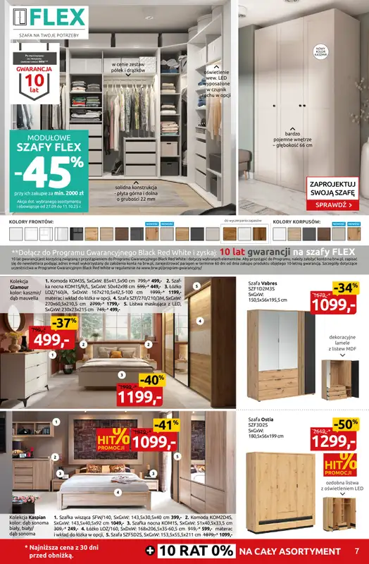 Black Red White - gazetka promocyjna Szaleństwo niskich cen od poniedziałku 29.09 do niedzieli 12.10 - strona 7