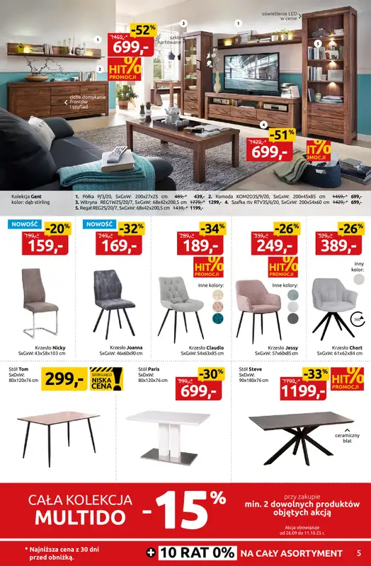 Black Red White - gazetka promocyjna Szaleństwo niskich cen od poniedziałku 29.09 do niedzieli 12.10 - strona 5