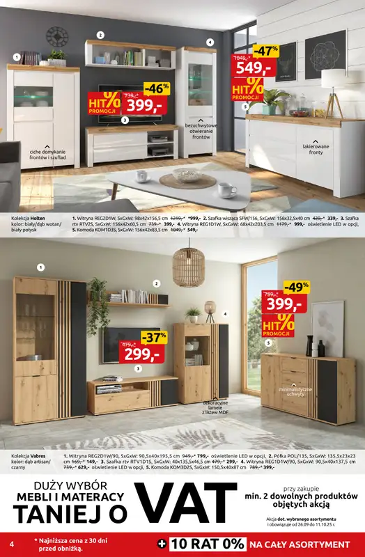 Black Red White - gazetka promocyjna Szaleństwo niskich cen od poniedziałku 29.09 do niedzieli 12.10 - strona 4