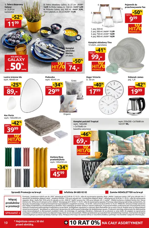 Black Red White - gazetka promocyjna Szaleństwo niskich cen od poniedziałku 29.09 do niedzieli 12.10 - strona 10