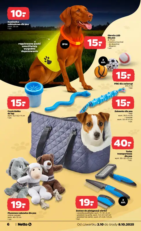 Netto - gazetka promocyjna Gazetka Non Food od czwartku 02.10 do środy 08.10 - strona 6