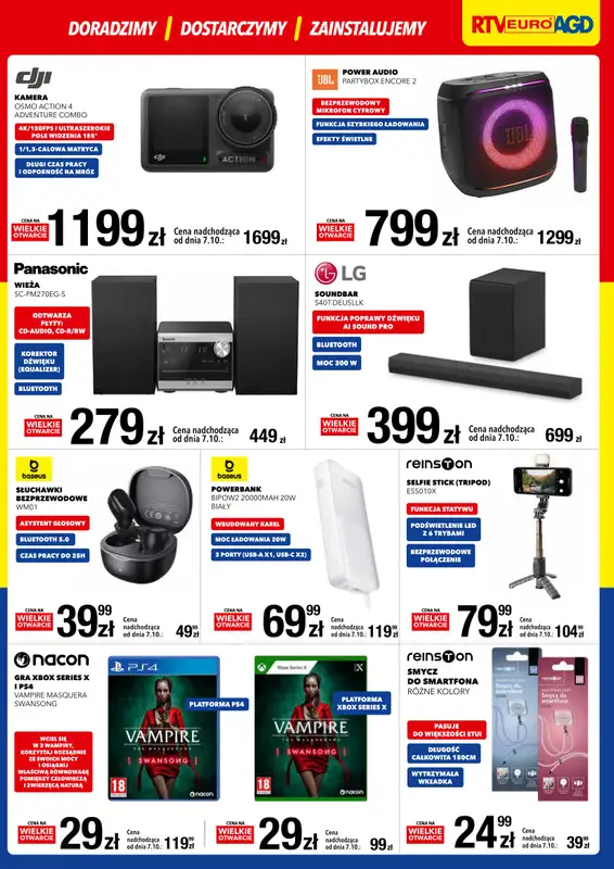RTV EURO AGD - gazetka promocyjna WIELKIE OTWARCIE! POLICE od piątku 03.10 do poniedziałku 06.10 - strona 3
