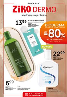 Ziko Dermo - gazetka promocyjna Gazetka od czwartku 02.10 do środy 15.10