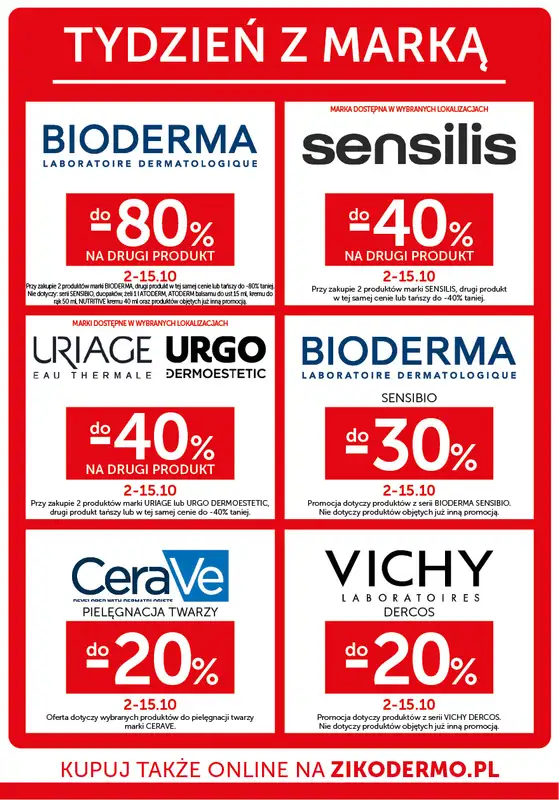 Ziko Dermo - gazetka promocyjna Gazetka od czwartku 02.10 do środy 15.10 - strona 22