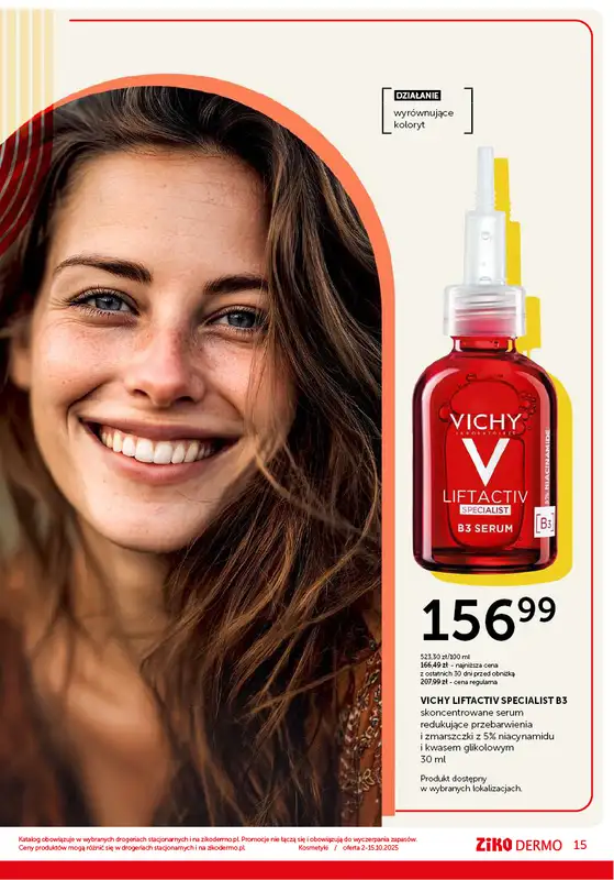 Ziko Dermo - gazetka promocyjna Gazetka od czwartku 02.10 do środy 15.10 - strona 15