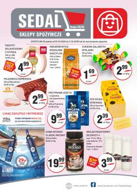 Sedal - gazetka promocyjna Gazetka od środy 01.10 do soboty 11.10