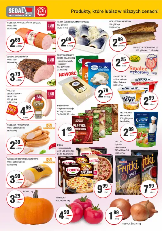 Sedal - gazetka promocyjna Gazetka od środy 01.10 do soboty 11.10 - strona 2