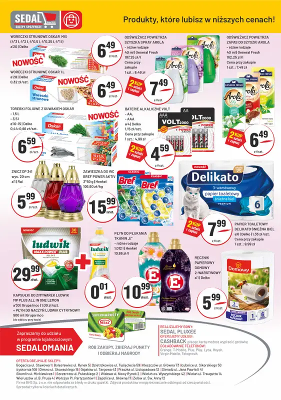 Sedal - gazetka promocyjna Gazetka od środy 01.10 do soboty 11.10 - strona 4