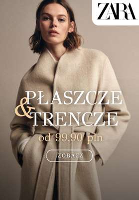 Zara - gazetka promocyjna Jesienne płaszcze - od 99,90 zł od poniedziałku 29.09 