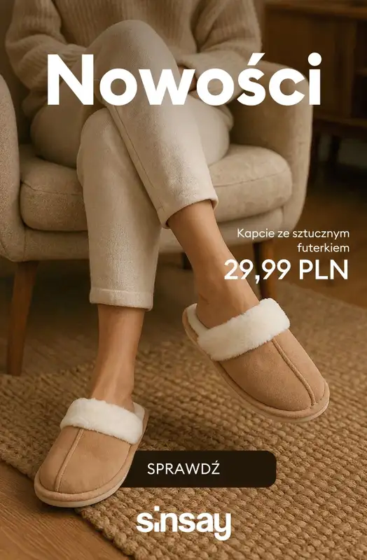 Sinsay - gazetka promocyjna Nowości w Sinsay! od poniedziałku 29.09 do niedzieli 05.10