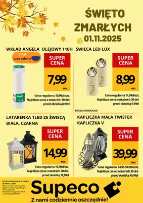 Supeco - gazetka promocyjna Ulotka Święto Zmarłych od wtorku 30.09 do środy 05.11 - strona 2