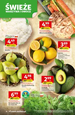 Auchan - gazetka promocyjna Gazetka Wielkie przeboje cenowe Supermarket Auchan  do środy 08.10 - strona 4