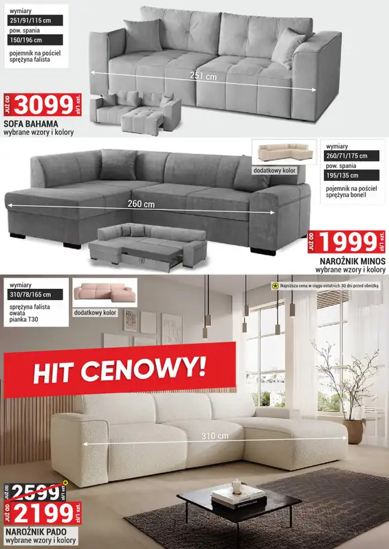 Merkury Market - gazetka promocyjna Gazetka Meble, wypoczynki, materace   - strona 3
