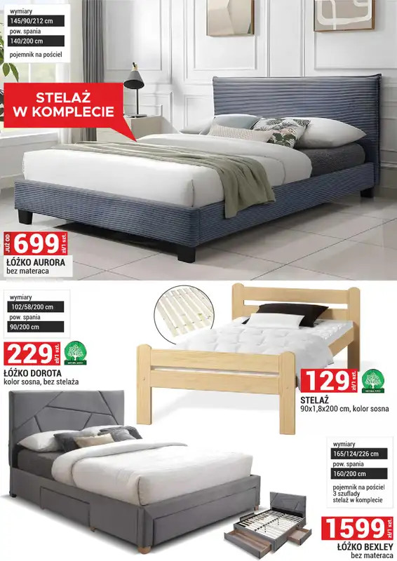 Merkury Market - gazetka promocyjna Gazetka Meble, wypoczynki, materace od środy 01.10 do piątku 31.10 - strona 34