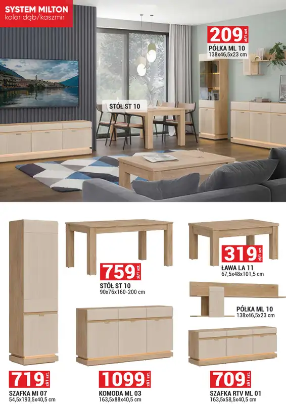 Merkury Market - gazetka promocyjna Gazetka Meble, wypoczynki, materace od środy 01.10 do piątku 31.10 - strona 7