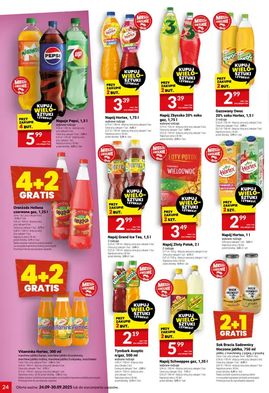 Twój Market - gazetka promocyjna Gazetka od środy 24.09 do wtorku 30.09 - strona 24