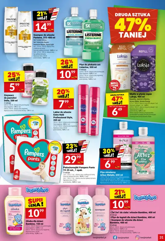 Twój Market - gazetka promocyjna Gazetka od środy 24.09 do wtorku 30.09 - strona 31