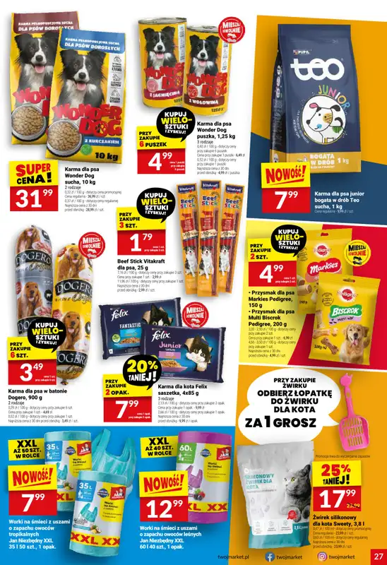 Twój Market - gazetka promocyjna Gazetka od środy 24.09 do wtorku 30.09 - strona 27