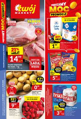 Twój Market - gazetka promocyjna Gazetka od środy 24.09 do wtorku 30.09