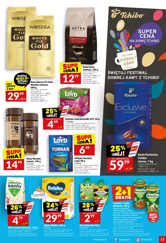 Twój Market - gazetka promocyjna Gazetka od środy 24.09 do wtorku 30.09 - strona 15