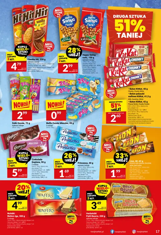 Twój Market - gazetka promocyjna Gazetka od środy 24.09 do wtorku 30.09 - strona 17