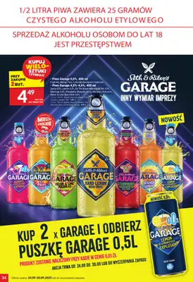 Twój Market - gazetka promocyjna Gazetka od środy 24.09 do wtorku 30.09 - strona 34