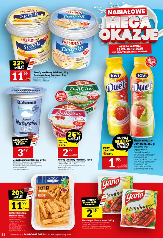 Twój Market - gazetka promocyjna Gazetka od środy 24.09 do wtorku 30.09 - strona 38