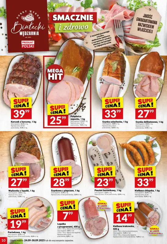 Twój Market - gazetka promocyjna Gazetka od środy 24.09 do wtorku 30.09 - strona 10