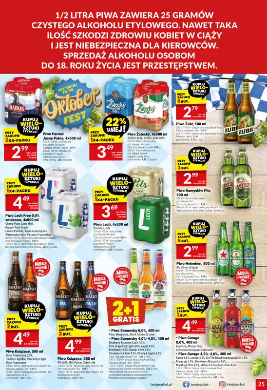 Twój Market - gazetka promocyjna Gazetka od środy 24.09 do wtorku 30.09 - strona 25
