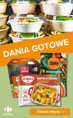 Carrefour - gazetka promocyjna Dania gotowe - SUPER ceny od wtorku 30.09 do soboty 04.10