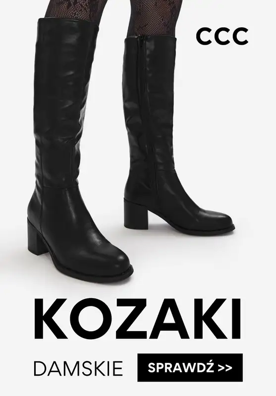 CCC - gazetka promocyjna Kozaki damskie od wtorku 30.09 do środy 08.10