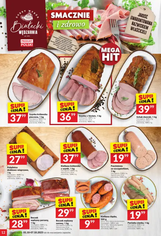 Twój Market - gazetka promocyjna Gazetka od środy 01.10 do wtorku 07.10 - strona 12