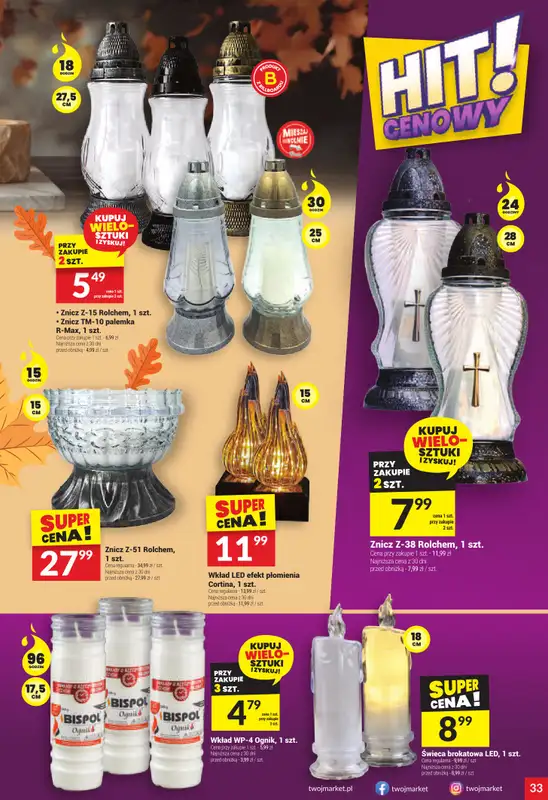 Twój Market - gazetka promocyjna Gazetka od środy 01.10 do wtorku 07.10 - strona 33