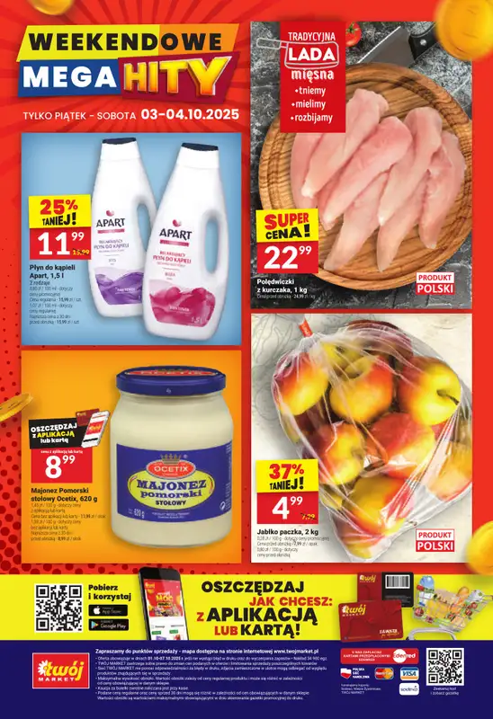 Twój Market - gazetka promocyjna Gazetka od środy 01.10 do wtorku 07.10 - strona 40