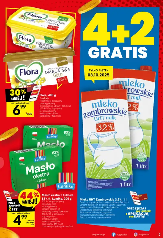 Twój Market - gazetka promocyjna Gazetka od środy 01.10 do wtorku 07.10 - strona 5