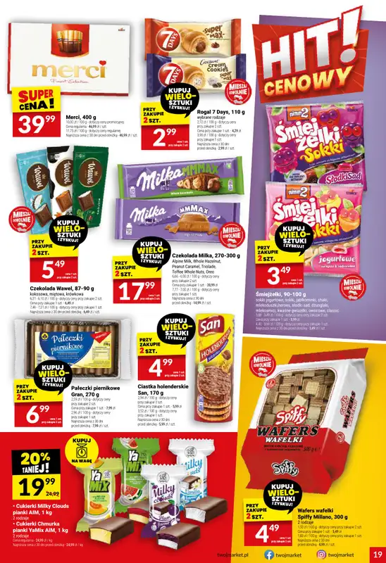 Twój Market - gazetka promocyjna Gazetka od środy 01.10 do wtorku 07.10 - strona 19