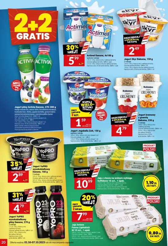 Twój Market - gazetka promocyjna Gazetka od środy 01.10 do wtorku 07.10 - strona 20