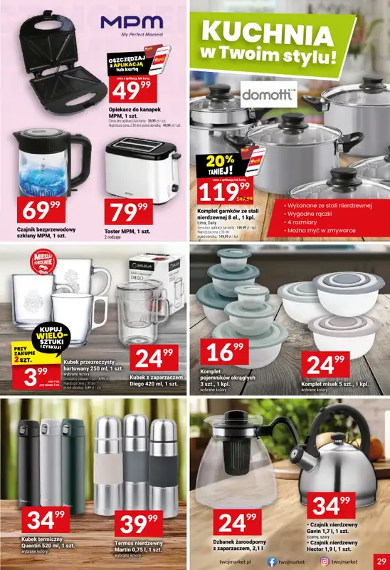 Twój Market - gazetka promocyjna Gazetka od środy 01.10 do wtorku 07.10 - strona 29