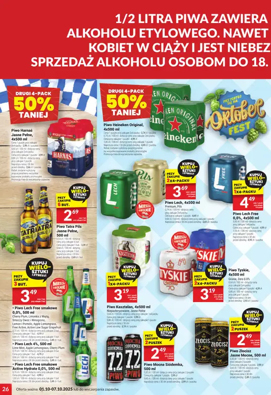 Twój Market - gazetka promocyjna Gazetka od środy 01.10 do wtorku 07.10 - strona 26