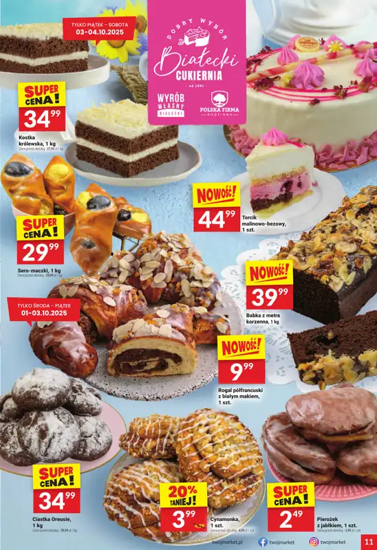 Twój Market - gazetka promocyjna Gazetka od środy 01.10 do wtorku 07.10 - strona 11