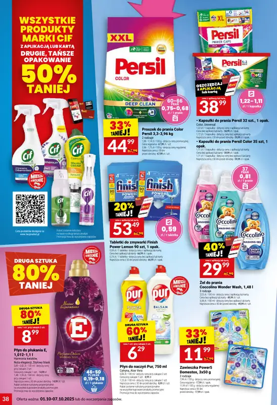 Twój Market - gazetka promocyjna Gazetka od środy 01.10 do wtorku 07.10 - strona 38