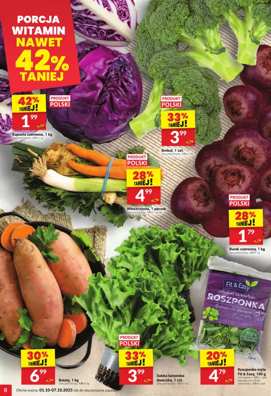 Twój Market - gazetka promocyjna Gazetka od środy 01.10 do wtorku 07.10 - strona 8