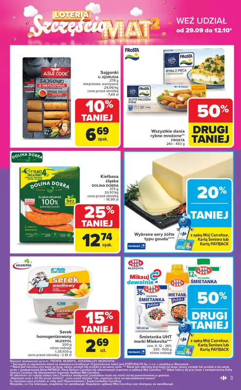 Carrefour Market - gazetka promocyjna Gazetka Weekend promek już od czwartku od czwartku 02.10 do soboty 04.10 - strona 3